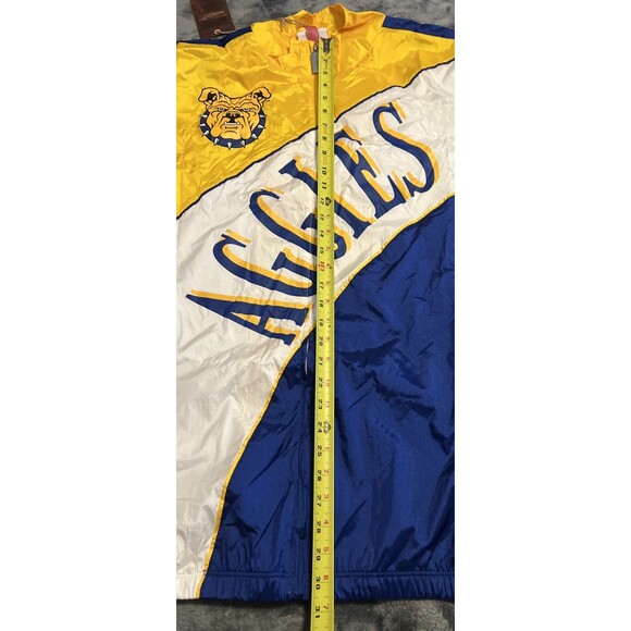 XL Mitchell & Ness North Carolina A&T University Retro Lined Windbreaker - Picture 6 of 10
